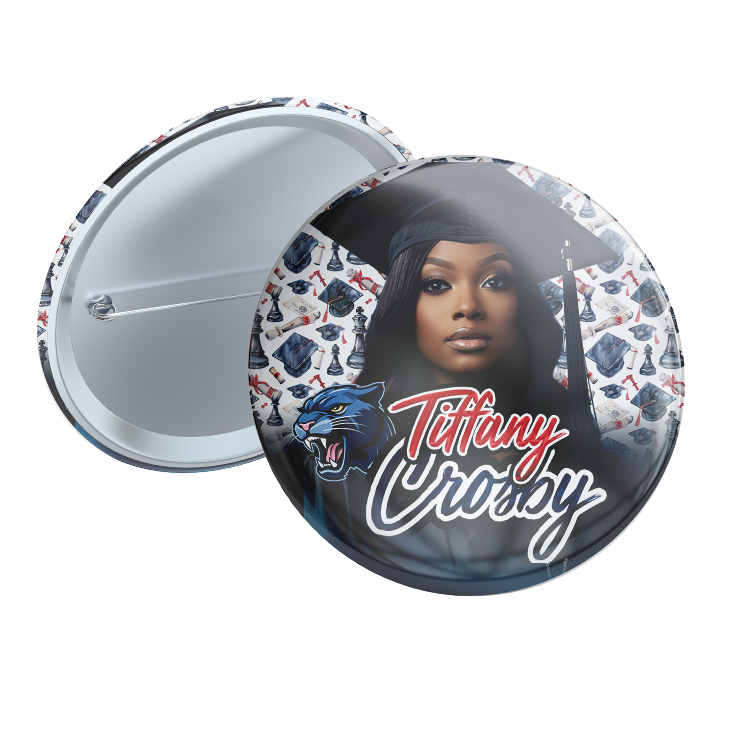 Graduation 2024 Custom Button Set