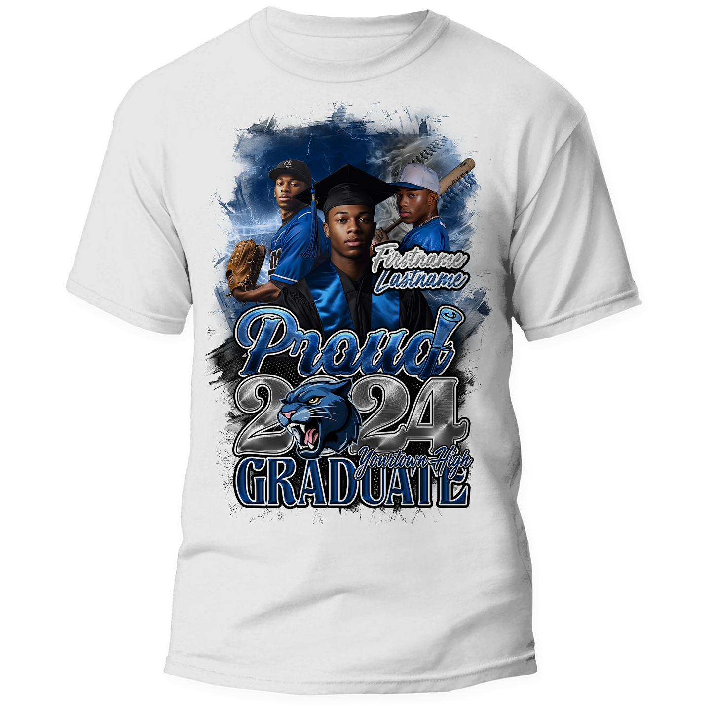 Graduation 2024 Senior Custom Photo Shirt